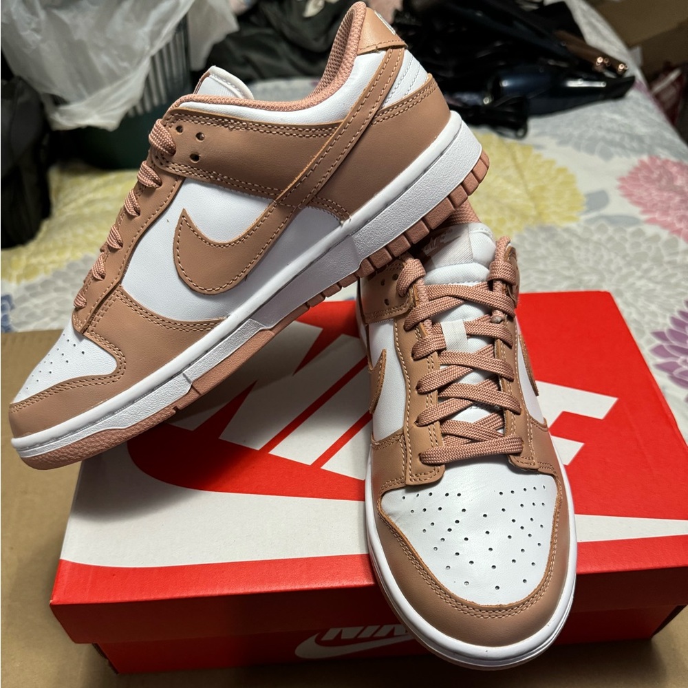 Nike Dunk Low white/rose whisper